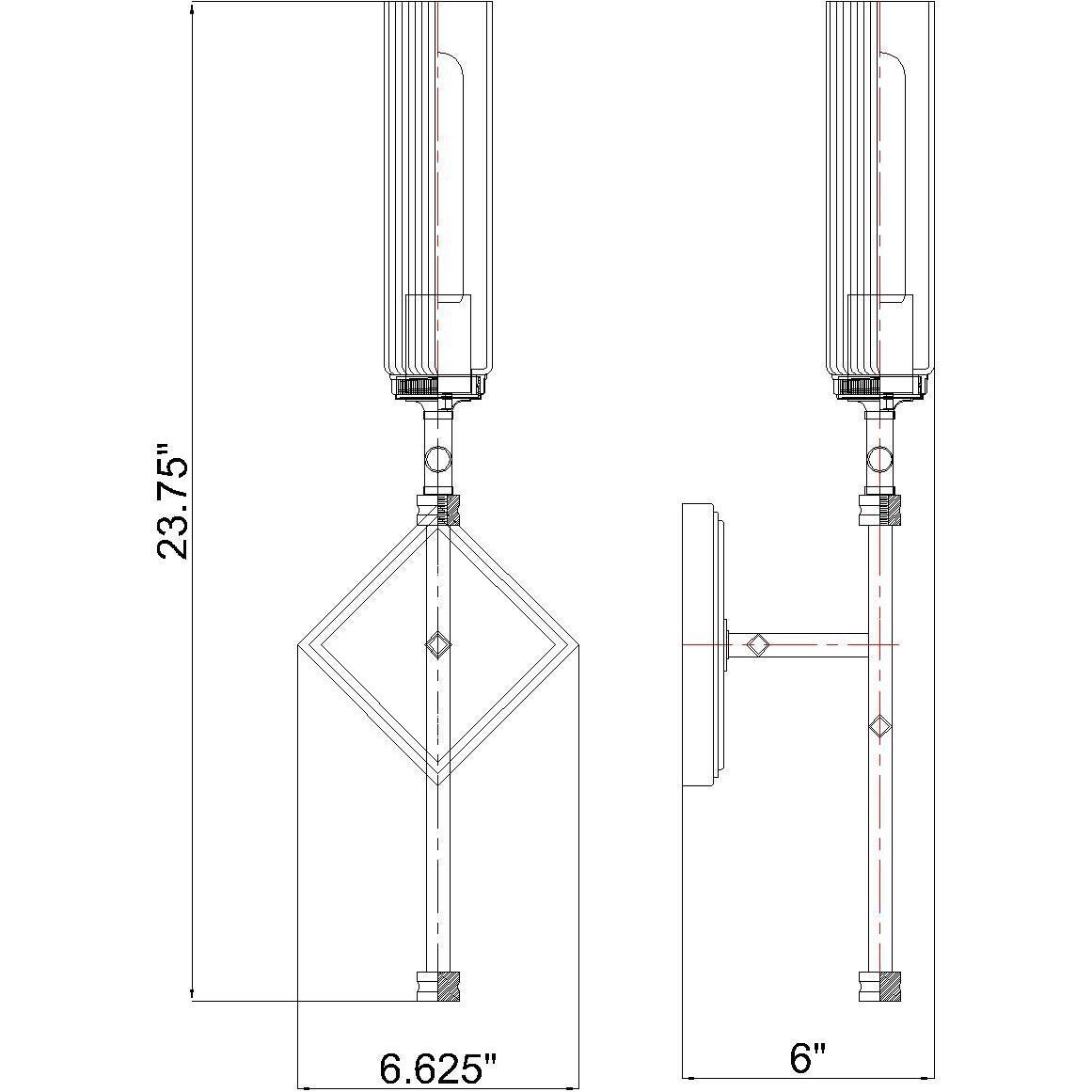 Esme Wall Sconce Wall Light in Matte Black