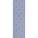Seabrook 36 X 24 inch Dark Blue, Light Gray Rug