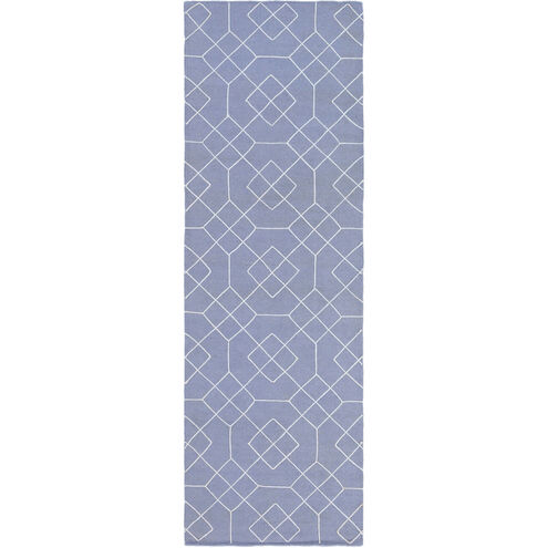 Seabrook 66 X 42 inch Dark Blue, Light Gray Rug