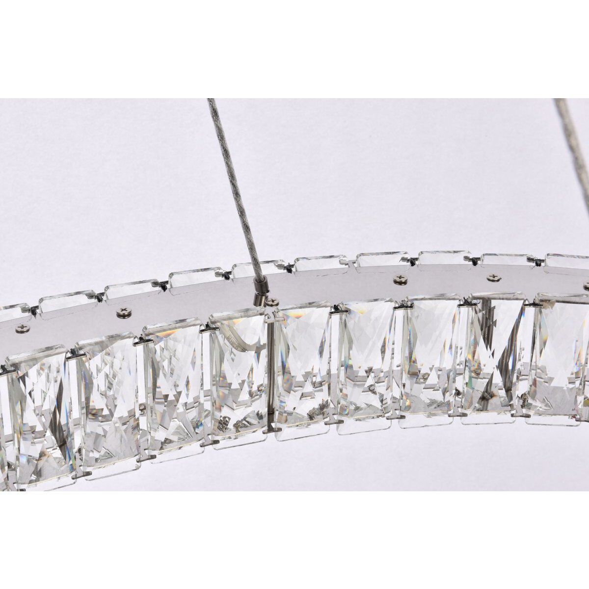 Monroe 1 Light 36 inch Chrome Pendant Ceiling Light