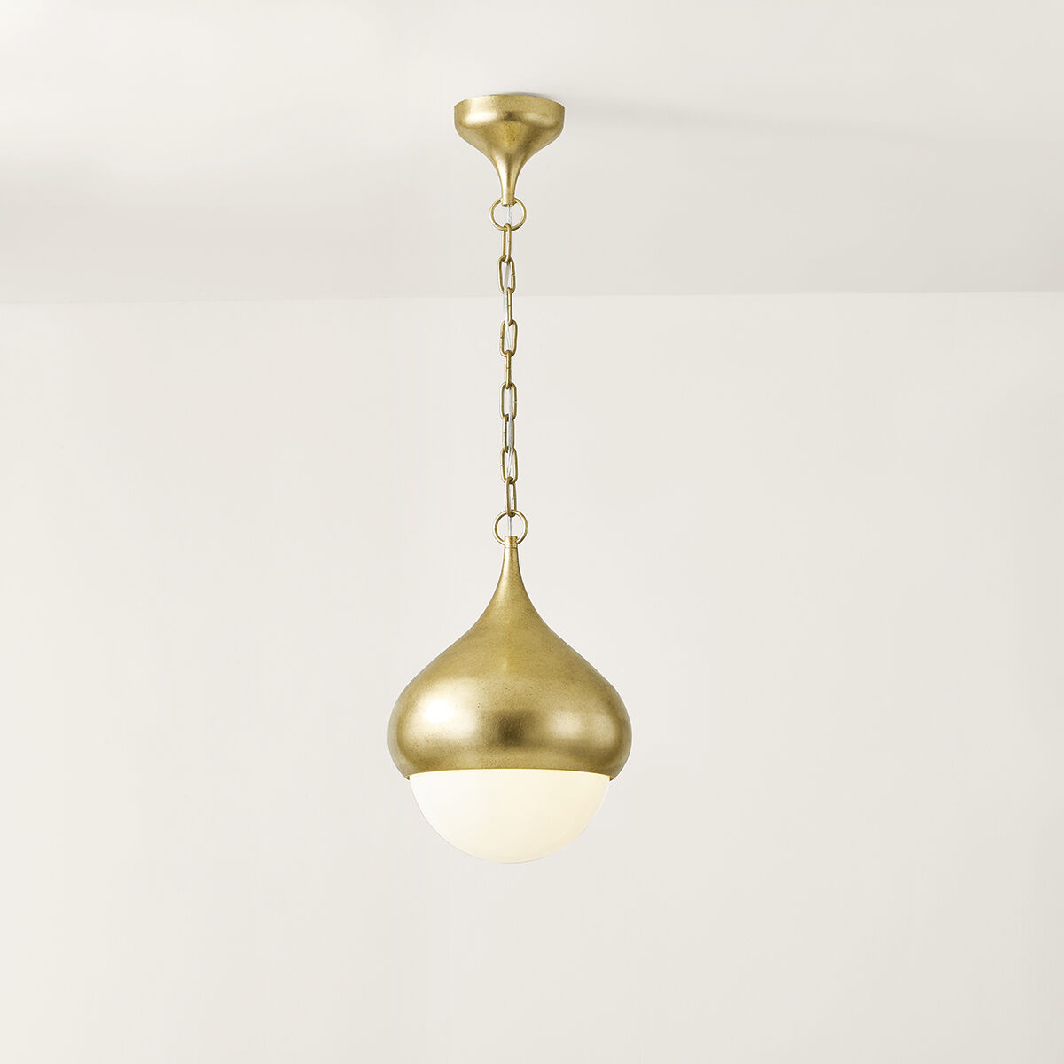 Luciel 1 Light 11.75 inch Vintage Gold Leaf Pendant Ceiling Light