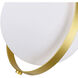 Da Vinci LED 26 inch Brass Multi Light Pendant Ceiling Light