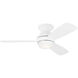 Ikon 44 inch Matte White Ceiling Fan