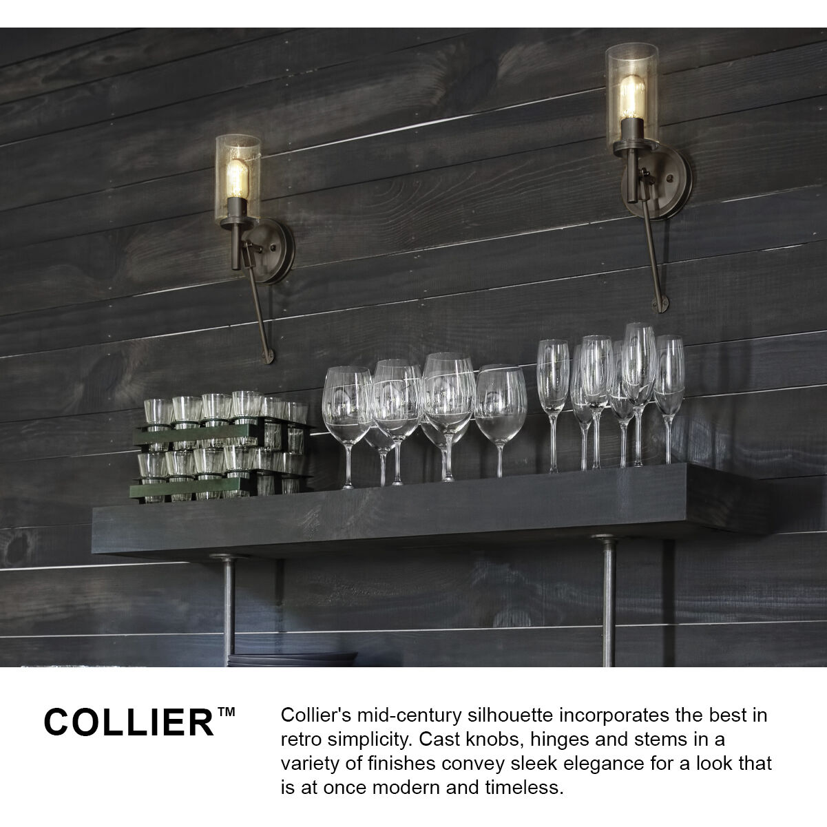 Collier 1 Light 5 inch Black Oxide Indoor Wall Sconce Wall Light