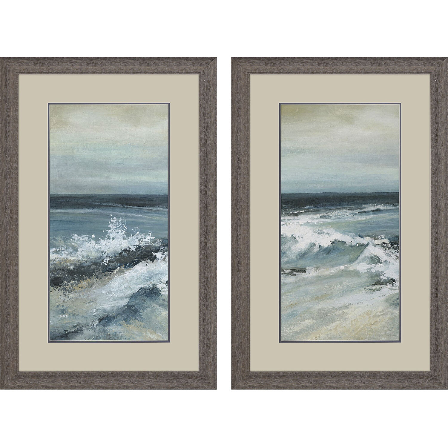 Waterside Green and Blue Framed Art, Propac