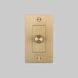 1G 100-120 Brass Dimmer Switch, LED