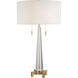 Canada 28 inch 100.00 watt Antique Brass Table Lamp Portable Light