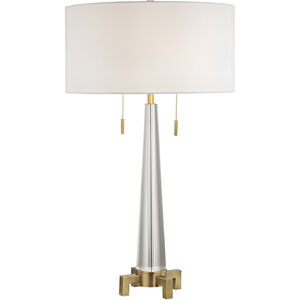 Canada 28 inch 100.00 watt Antique Brass Table Lamp Portable Light