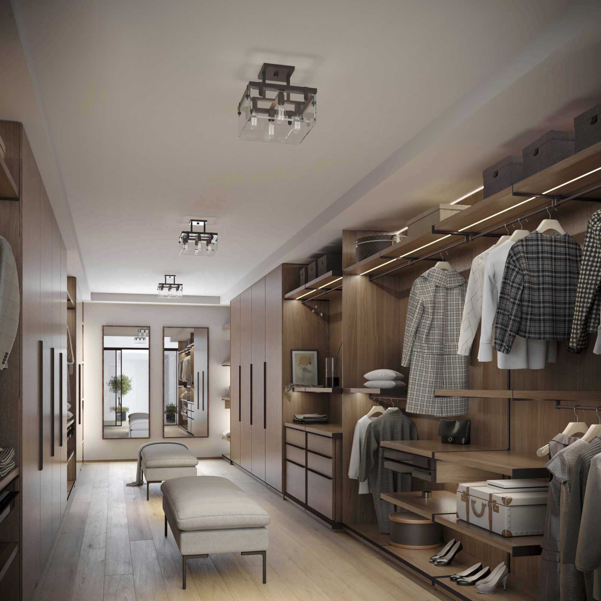 Glayse 4 Light 17 inch Antique Bronze Semi-Flush Mount Convertible Ceiling Light, Design Series