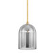 Dorval LED 9 inch Aged Brass Pendant Ceiling Light