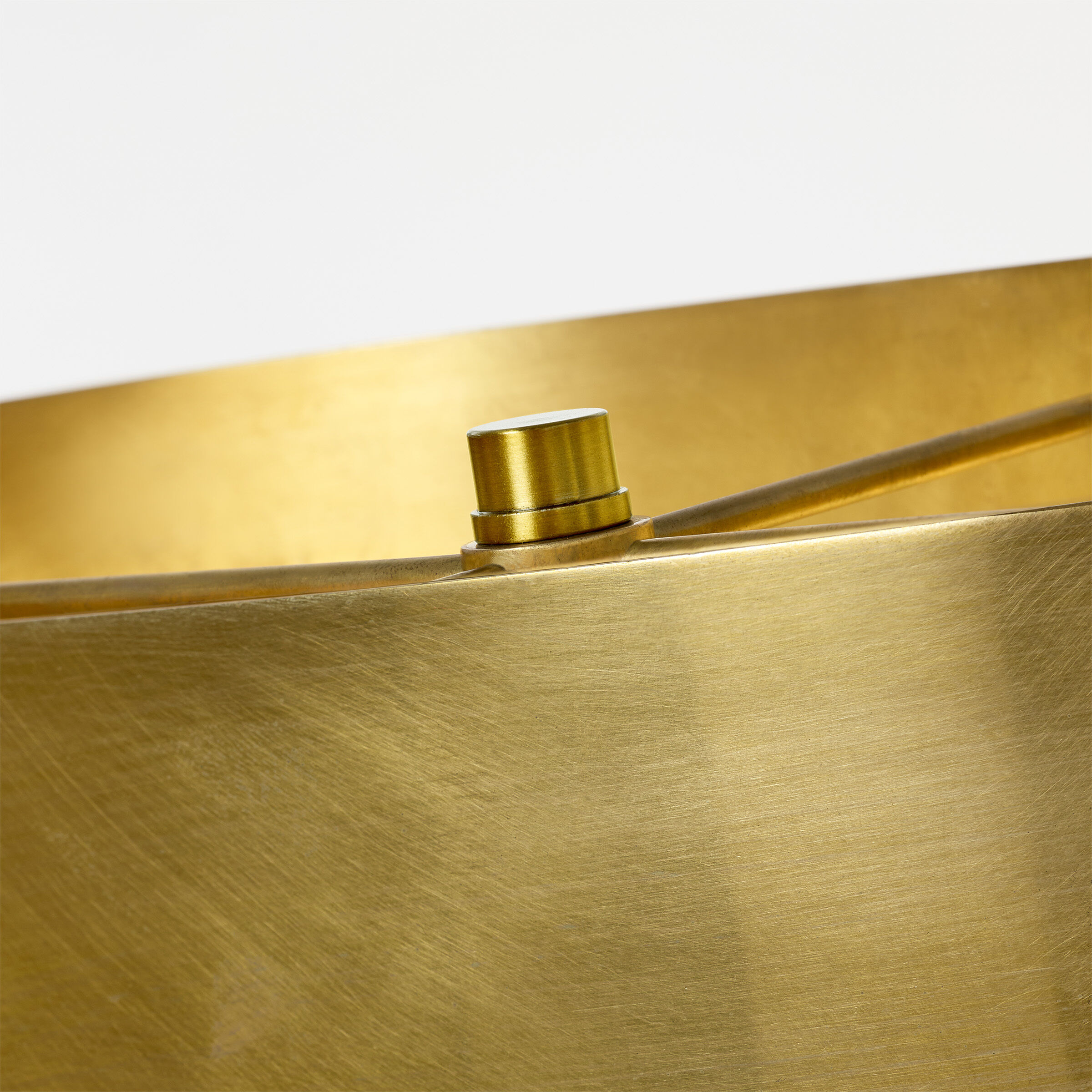 Kelly Wearstler Armato 28 inch 75 watt Stained Black Metallic Table Lamp Portable Light in Antique-Burnished Brass, Stained Black Metallic Porcelain, Small