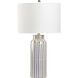 Town Square 27 inch 100.00 watt Blue/White Glaze Table Lamp Portable Light