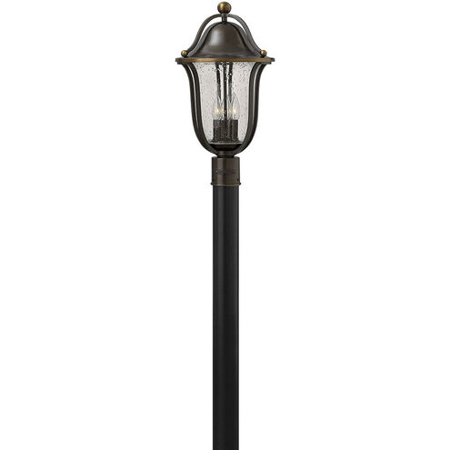 Bolla 3 Light 20.5 inch Olde Bronze Outdoor Post Mount Lantern