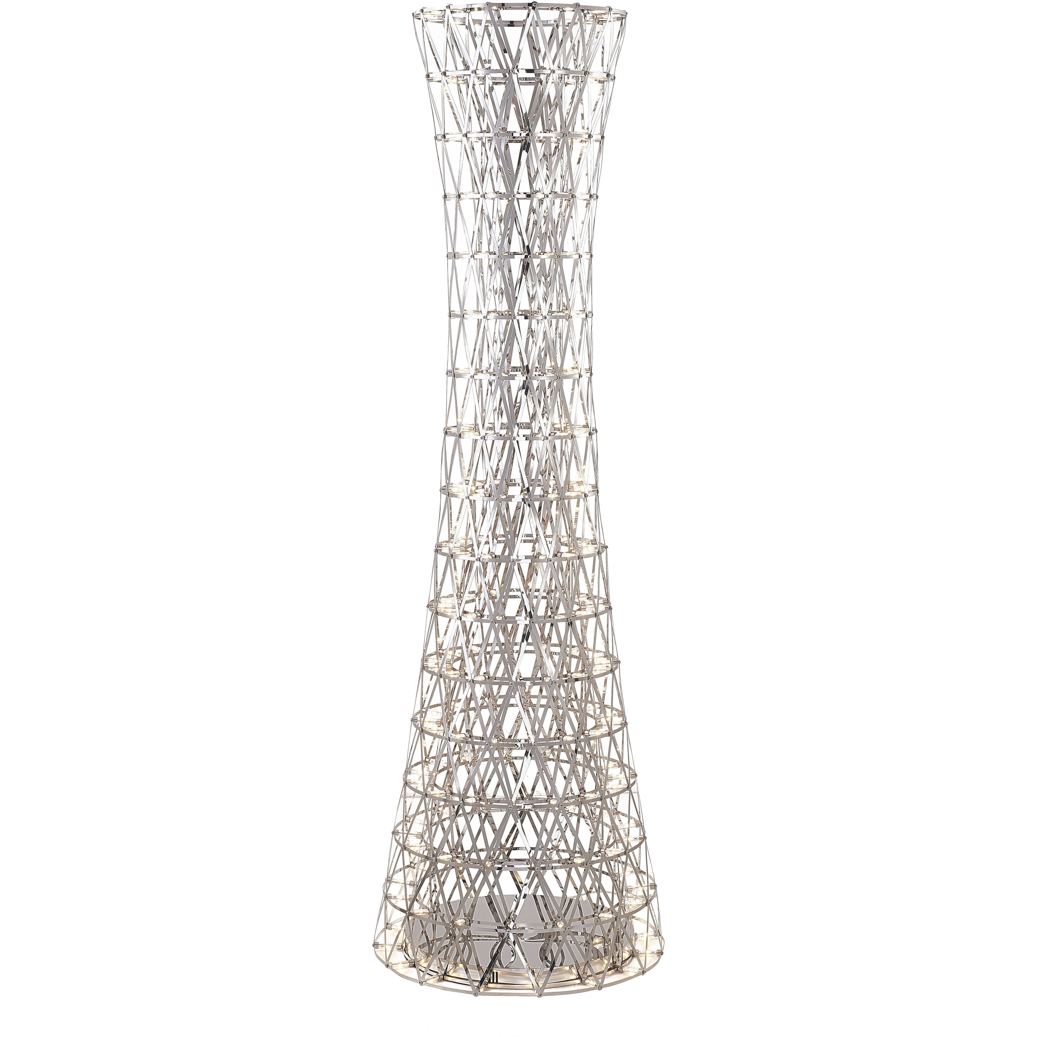 Canada 63 inch 0.30 watt Chrome Floor Lamp Portable Light