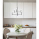 Carmella 6 Light 22 inch Chrome Pendant Ceiling Light