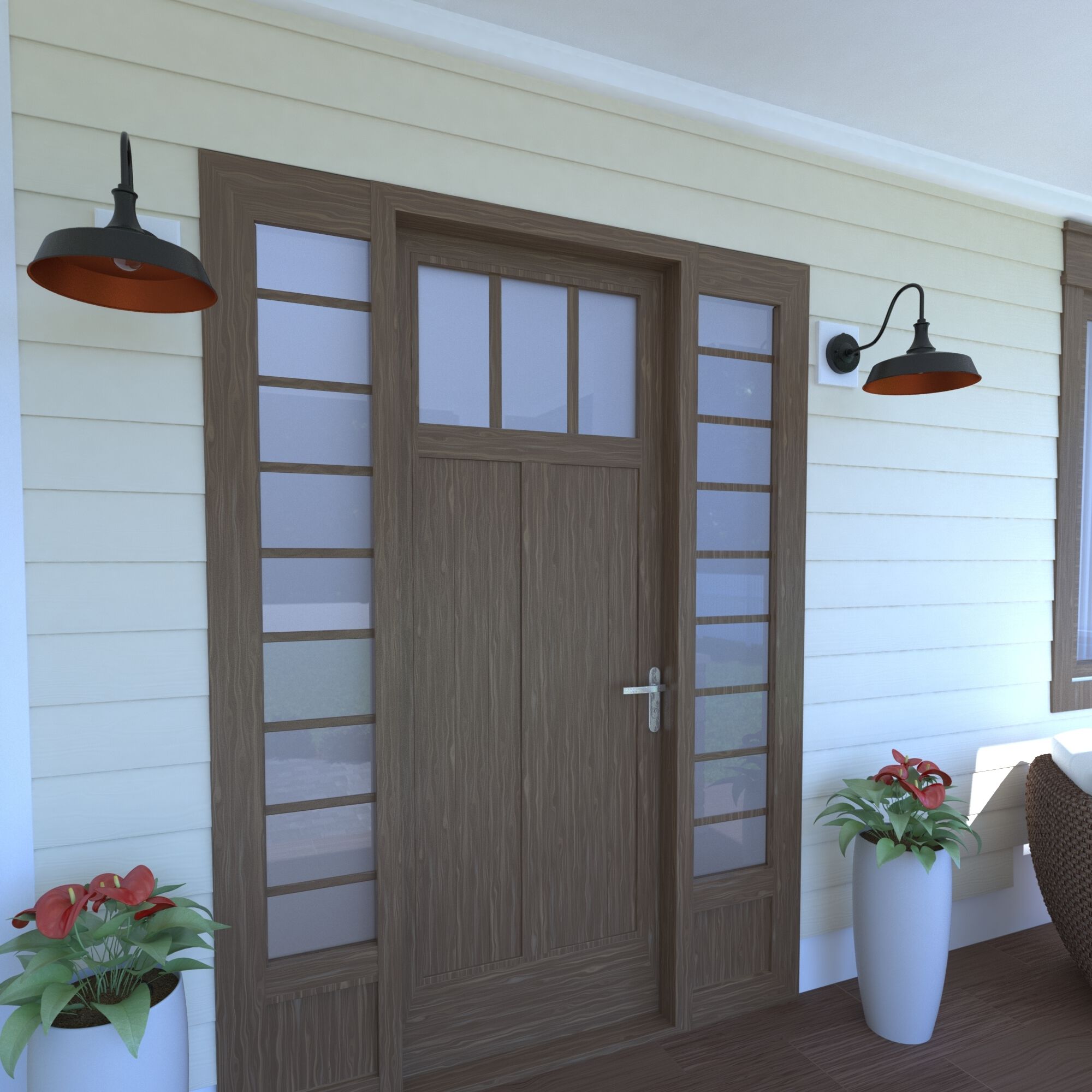 Dorado LED 11.5 inch Dark Bronze and Light Gold Outdoor Wall