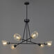 Keppe 6 Light 48 inch Dark Bronze Chandelier Ceiling Light