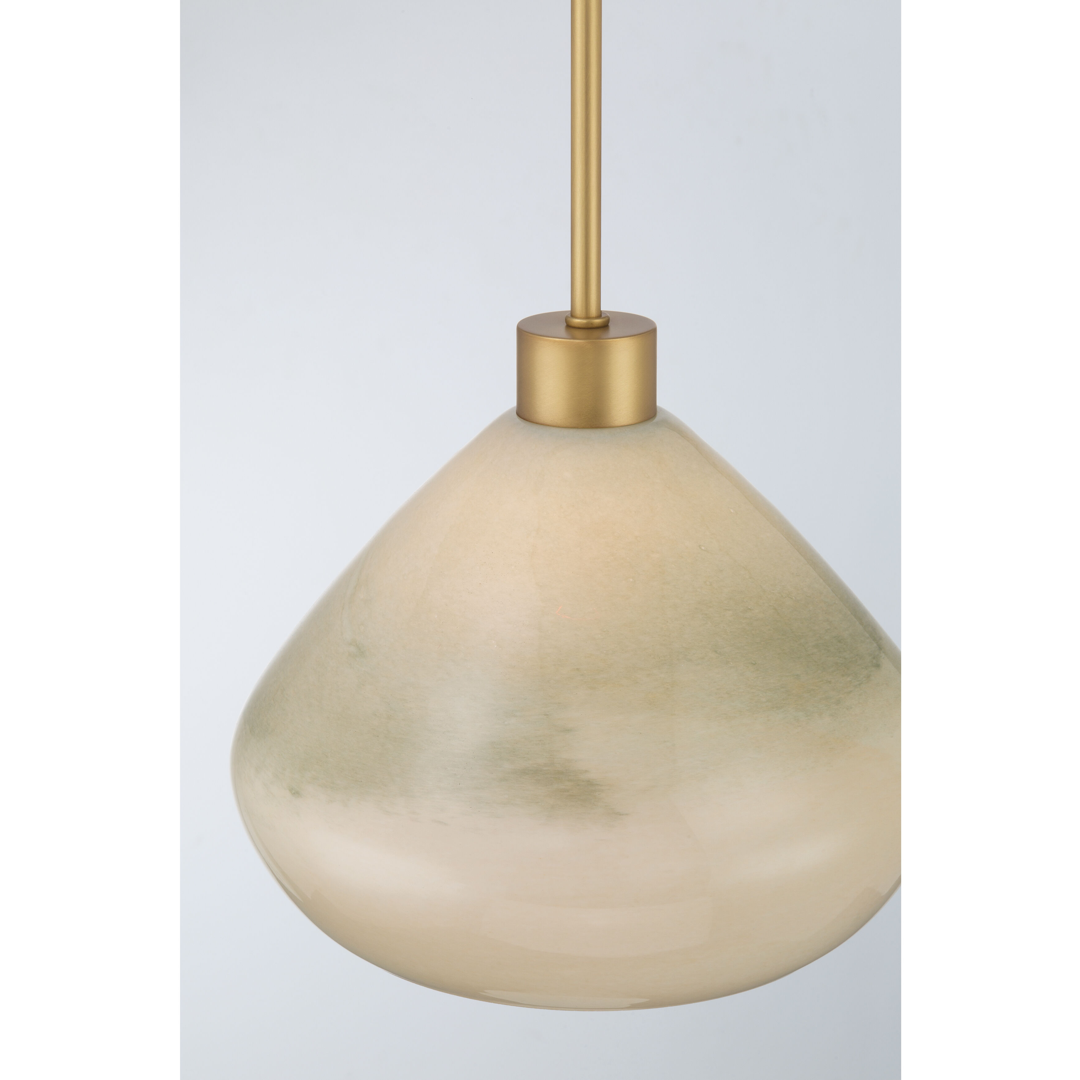 Elaris 1 Light 12.5 inch Legacy Brass Pendant Ceiling Light