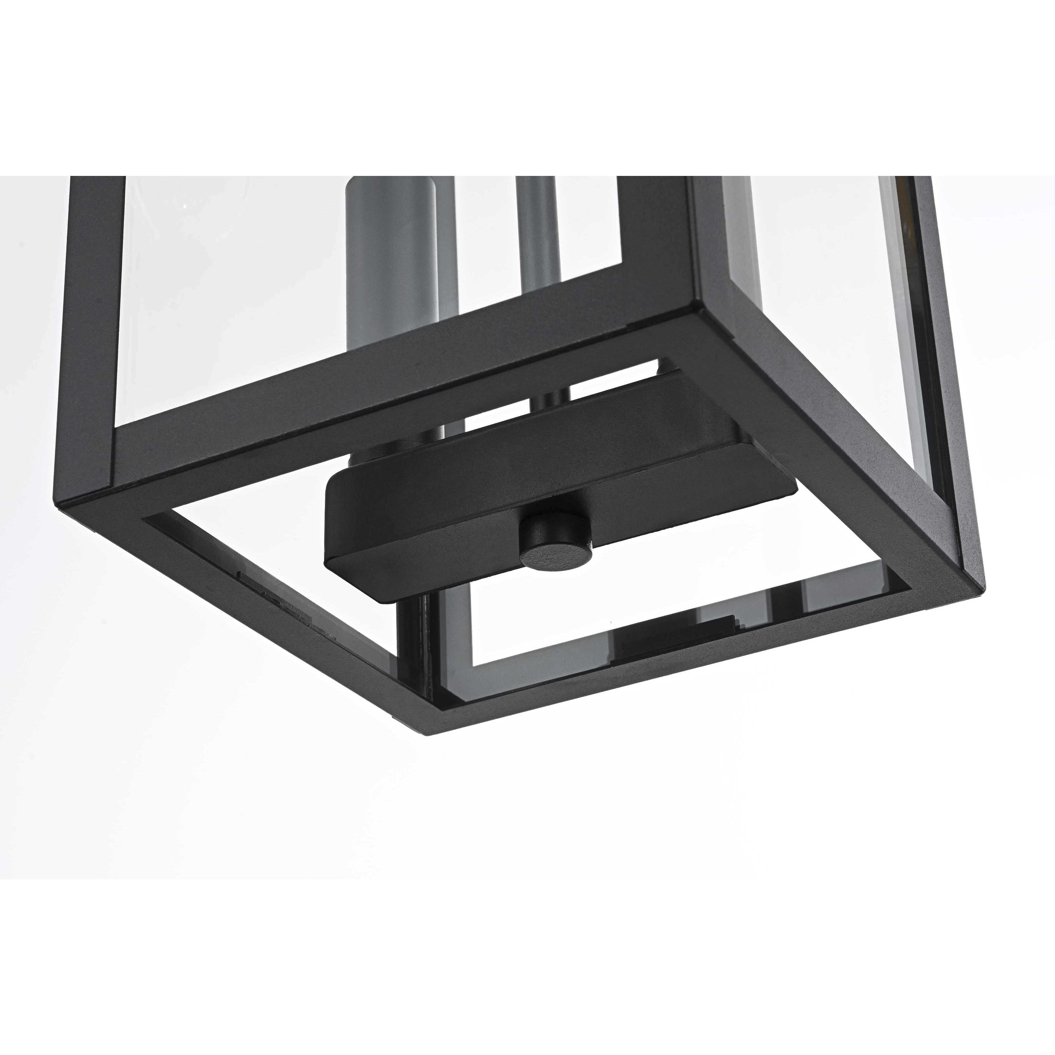 Venango 2 Light 7 inch Black Outdoor Pendant