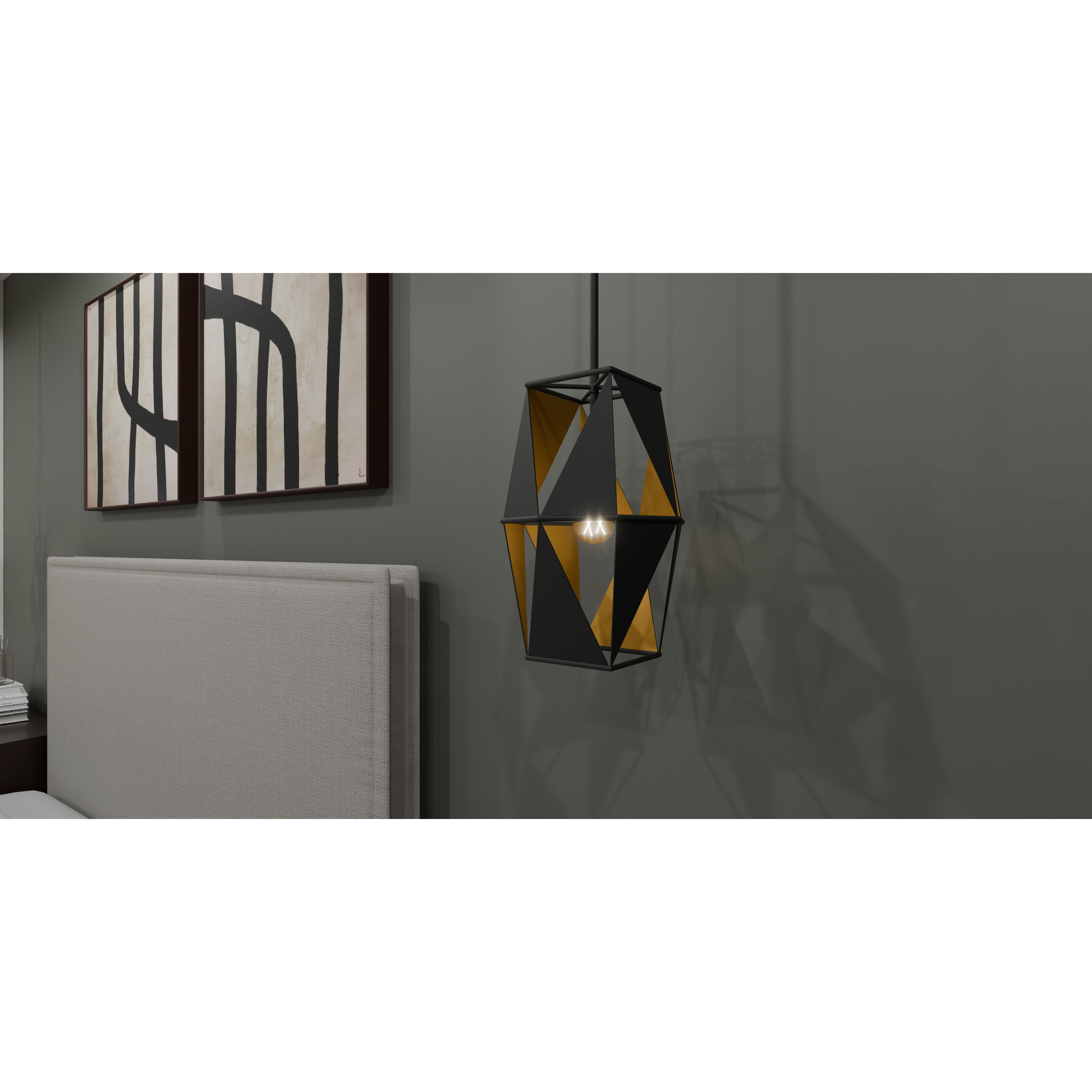 Wren 1 Light 10.25 inch Matte Black Mini Pendant Ceiling Light