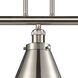 Franklin Restoration Appalachian 3 Light 40 inch Brushed Satin Nickel Island Light Ceiling Light, Franklin Restoration