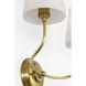Thomas O'Brien Vendome LED 17.75 inch Hand-Rubbed Antique Brass Double Sconce Wall Light