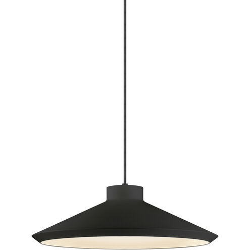 Koma LED 22 inch Satin Black Pendant Ceiling Light in GU24 