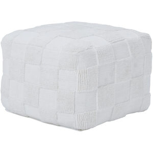 Payne 14 inch Ivory Pouf