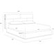 Beckham Chacha Cream Bed, King