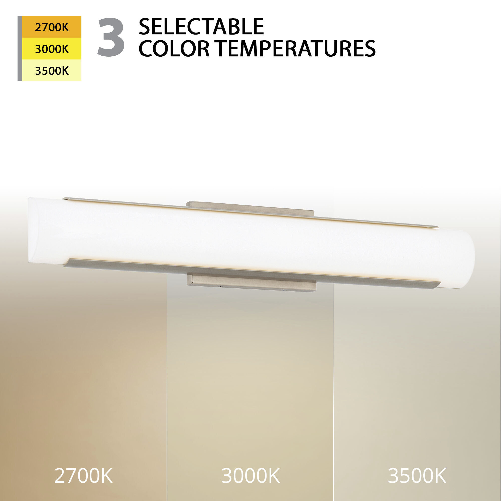 Demi Indoor Wall Lighting in Brushed Nickel, WAC Limited