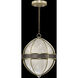 Mirage 3 Light 18.75 inch Gold Pendant Ceiling Light