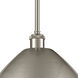 Ballston Dome 1 Light 16 inch Brushed Satin Nickel Pendant Ceiling Light
