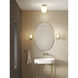Aquina 1 Light 9.45 inch Matte Brushed Brass Interior Ceiling Light