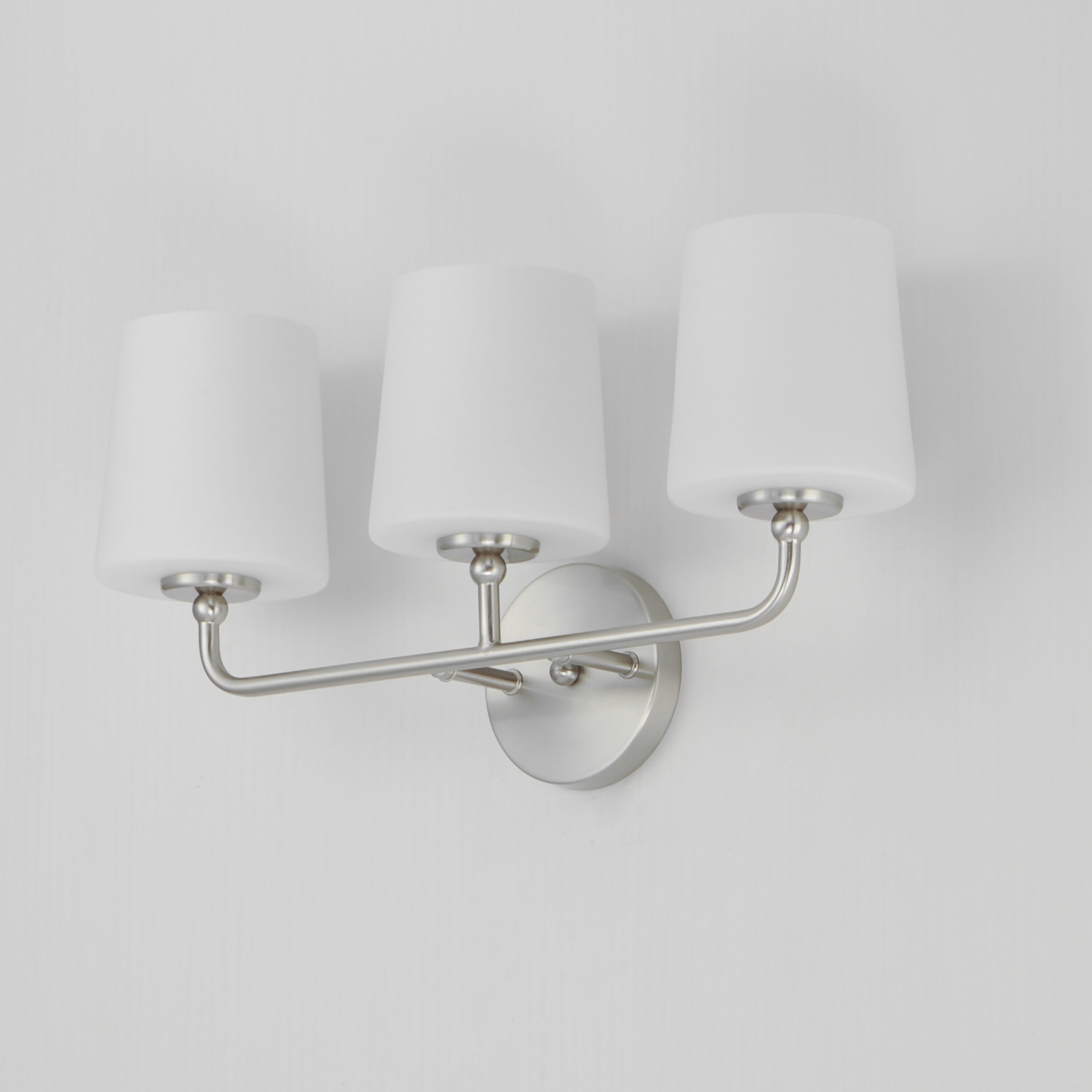 Bristol 3 Light 21 inch Satin Nickel Bath Vanity Wall Light