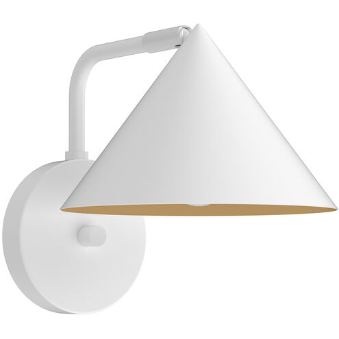 Alora Mood Remy 1 Light 7.75 inch White Bath Vanity Light Wall Light