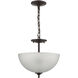 Jackson 2 Light 14 inch Oil Rubbed Bronze Pendant Ceiling Light