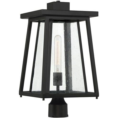 Denver 1 Light 19 inch Matte Black Outdoor Post Lantern