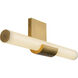 Apollo LED 20.25 inch Vintage Brass Bath Vanity Light Wall Light