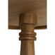 Comodo 28 X 25 inch Gold Teak Side Table