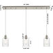 Ballston Hadley 3 Light 36 inch Brushed Satin Nickel Linear Pendant Ceiling Light