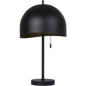 Henlee 21.25 inch 60.00 watt Black Table Lamp Portable Light