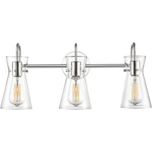 Camellia 3 Light 22.00 inch Bathroom Vanity Light