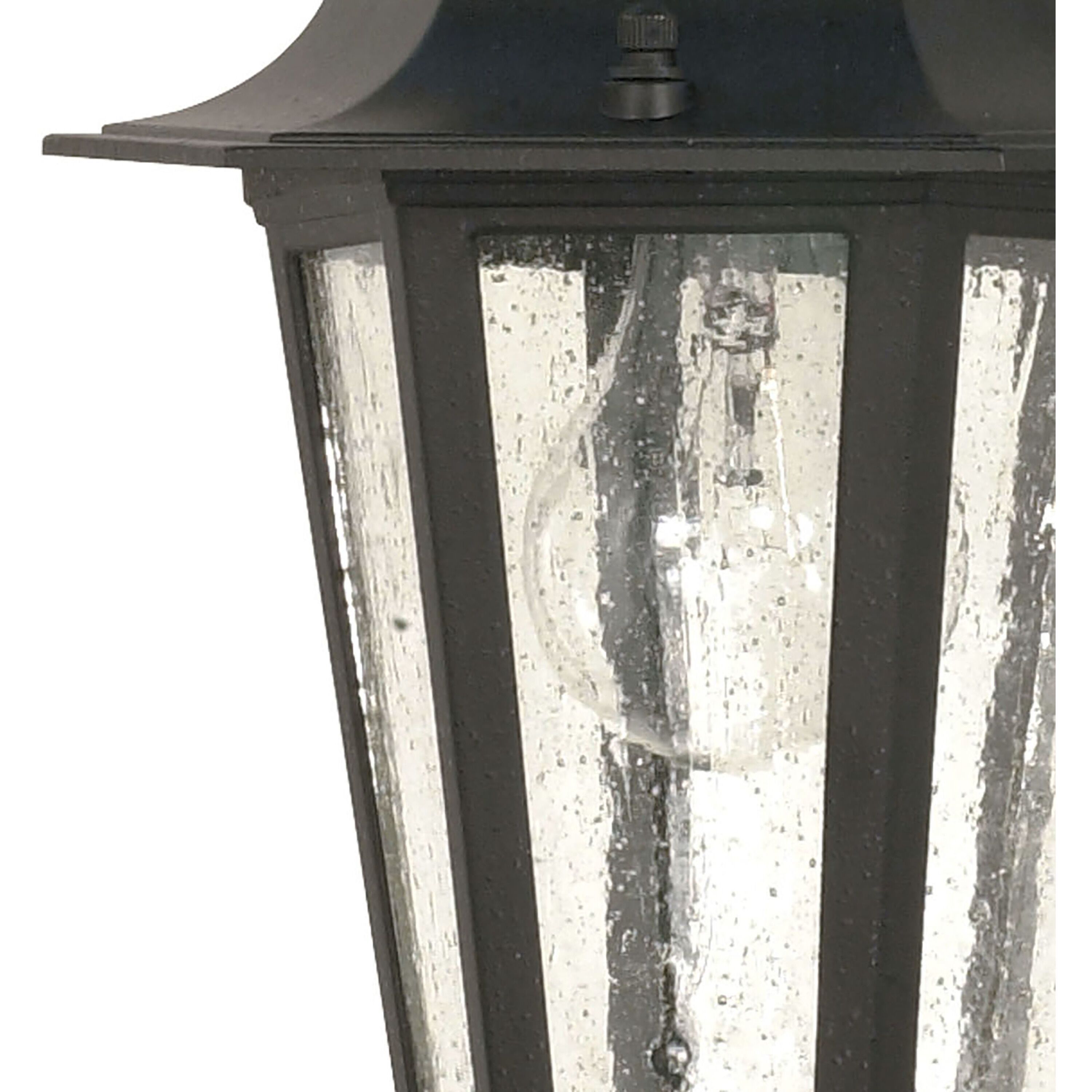 Cornerstone 1 Light 7 inch Textured Black Outdoor Hanging Lantern