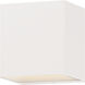Blok LED 4.75 inch White Outdoor Wall Mount
