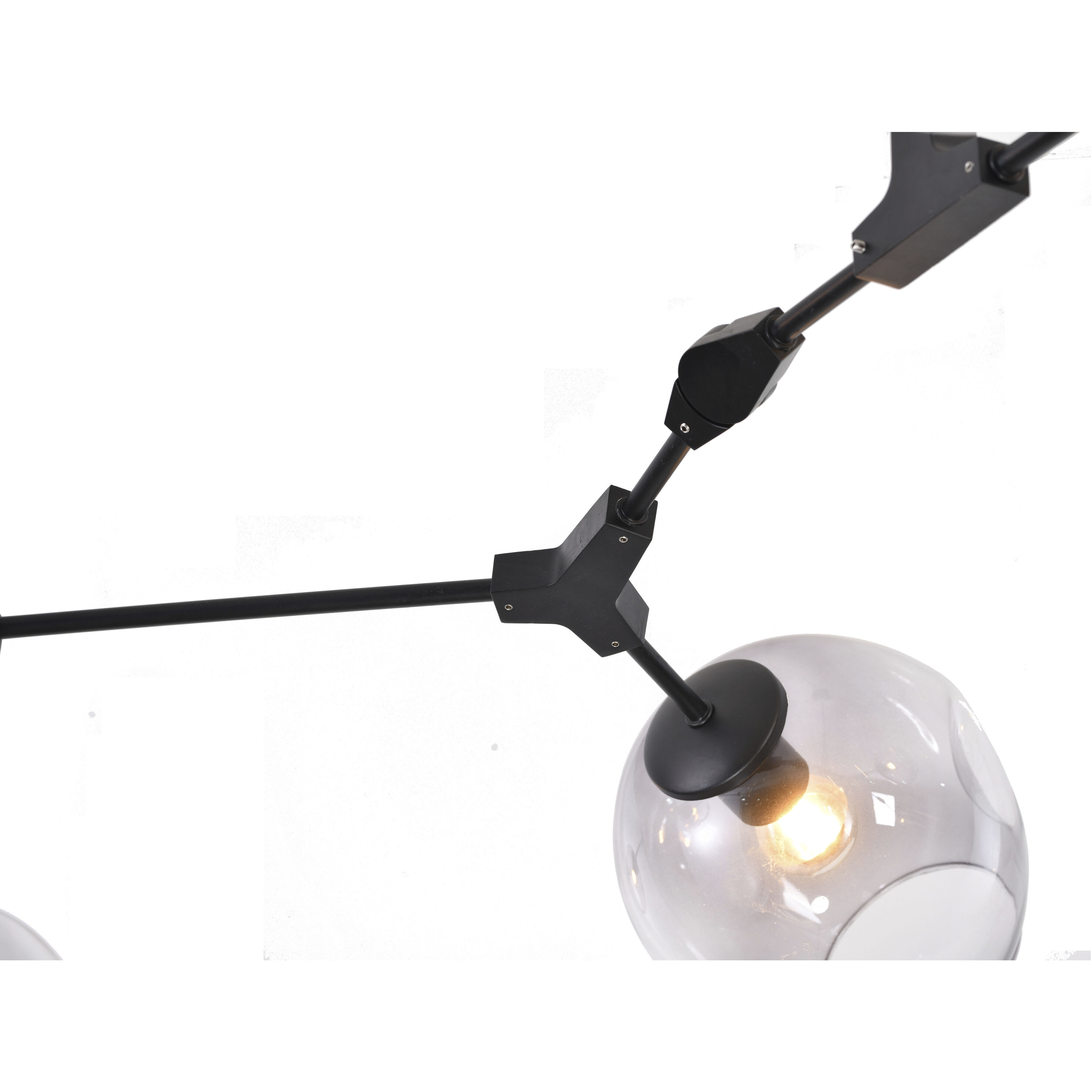 Canada 7 Light 18.11 inch Black Chandelier Ceiling Light