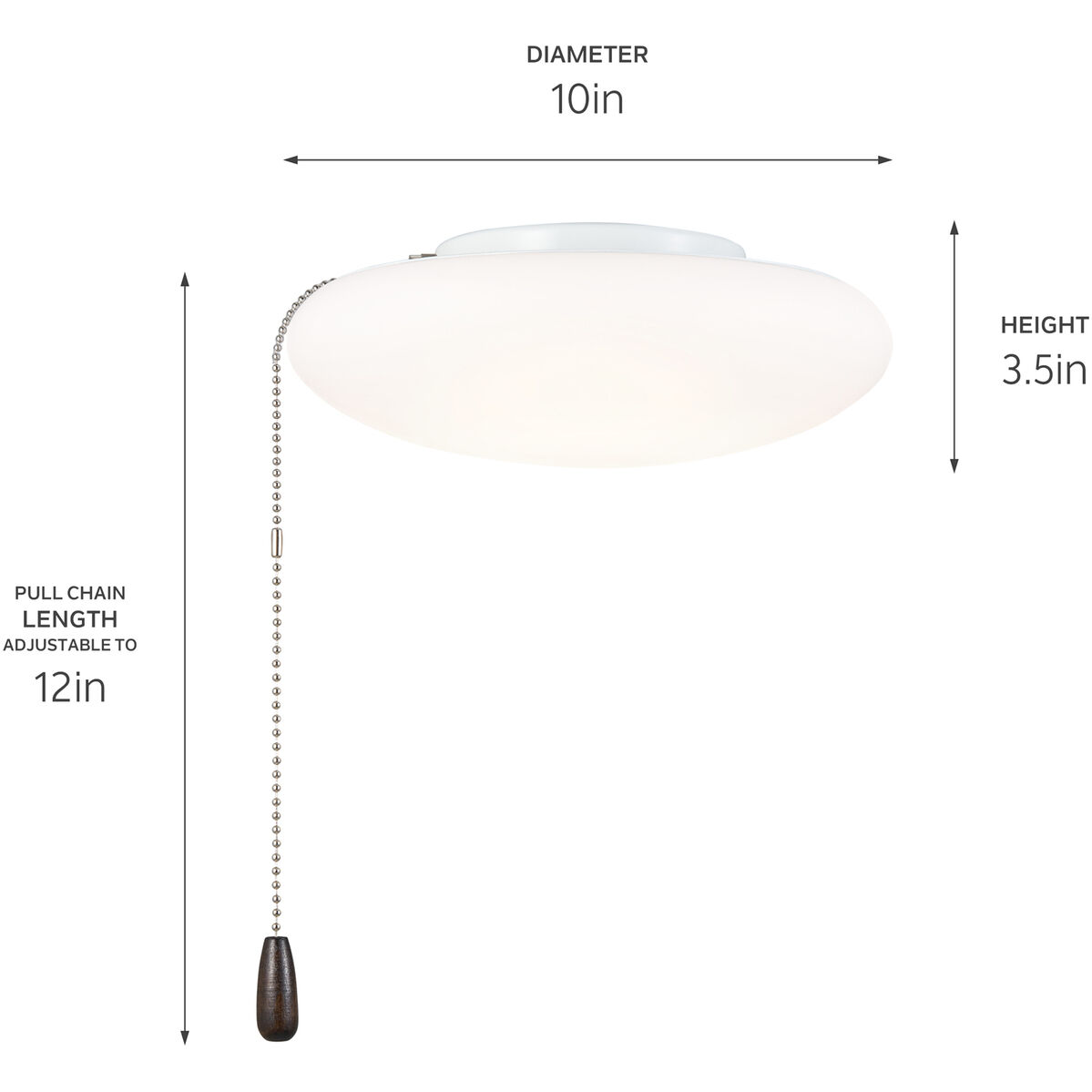 Soft Modern LED White Fan Light Kits
