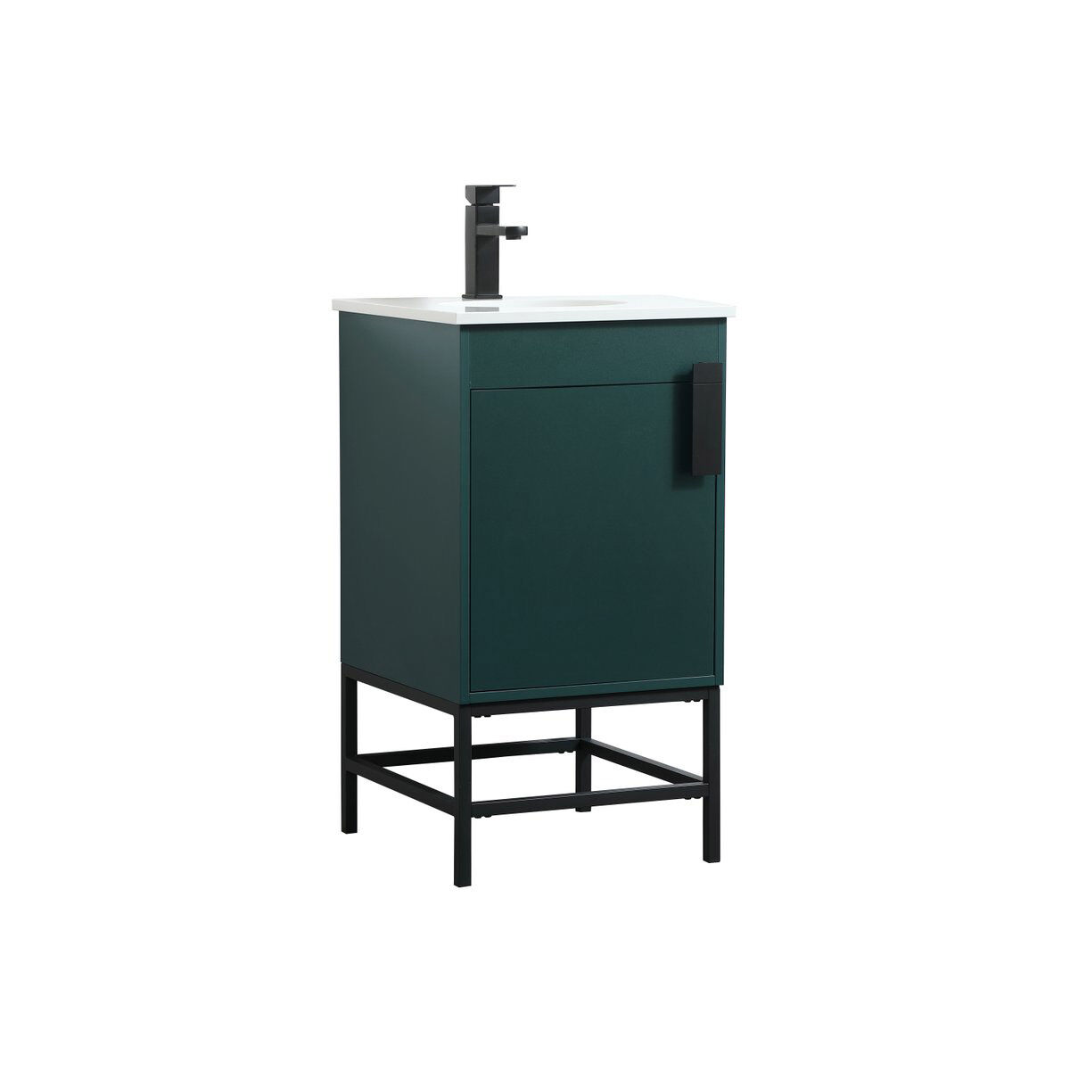 Eugene 19 X 18 X 33.5 inch Green Vanity Sink Set