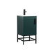 Eugene 19 X 18 X 33.5 inch Green Vanity Sink Set