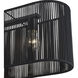 Acordia 4 Light 36 inch Black Linear Chandelier Ceiling Light, Large