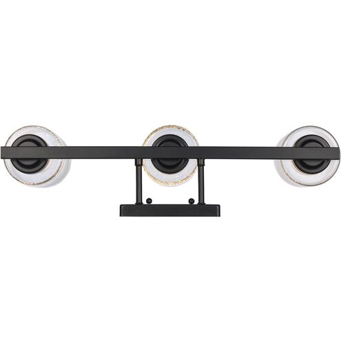 Mod Pod 3 Light 22 inch Black Vanity Light Wall Light